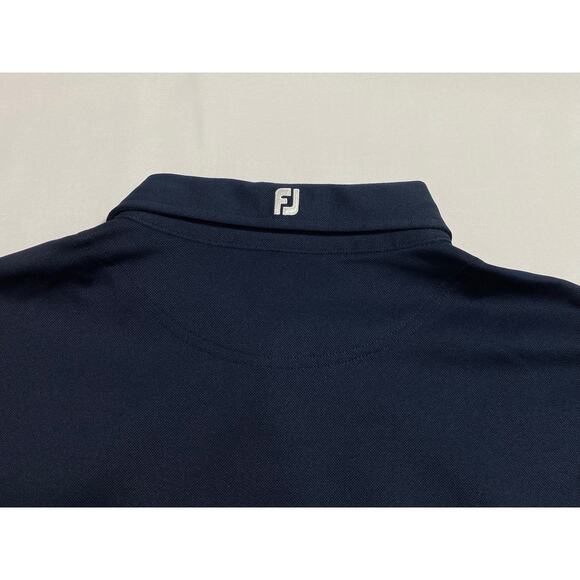 FootJoy Golf Polo Blue 2XL International Match Play Trophy Shirt Performance Fit - Picture 5 of 10